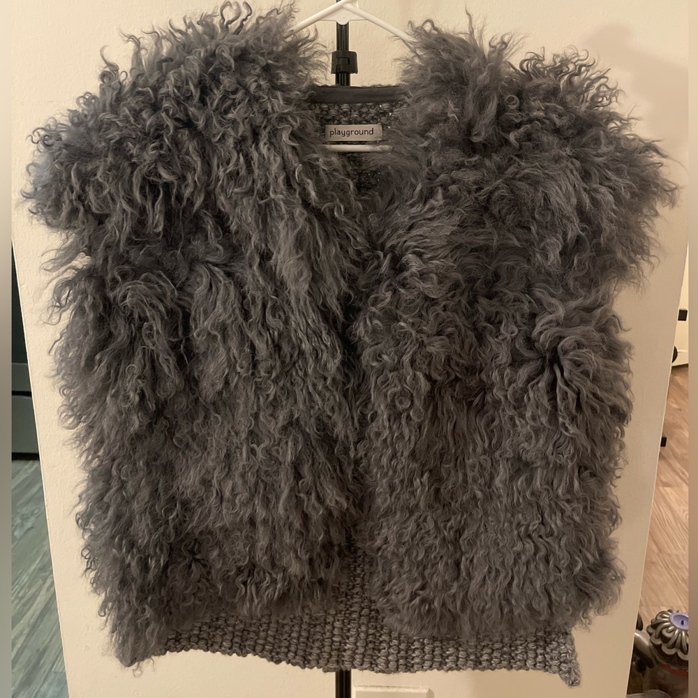 cute fur vest